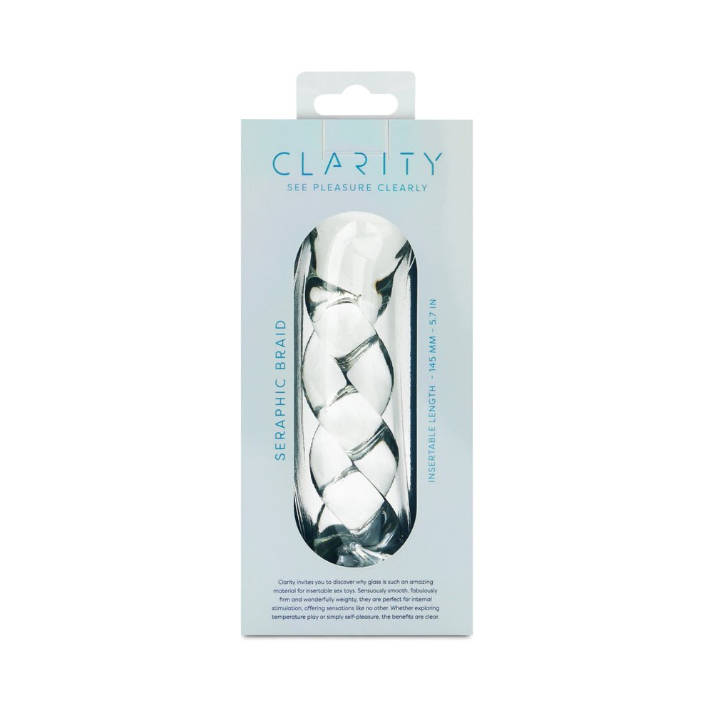 Clarity Seraphic Braid Glass Dildo - Image 9