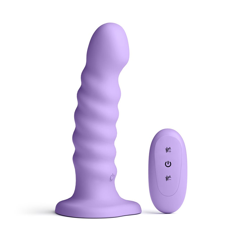 Colours Ribbed Vibrating 6in Purple - Image 2