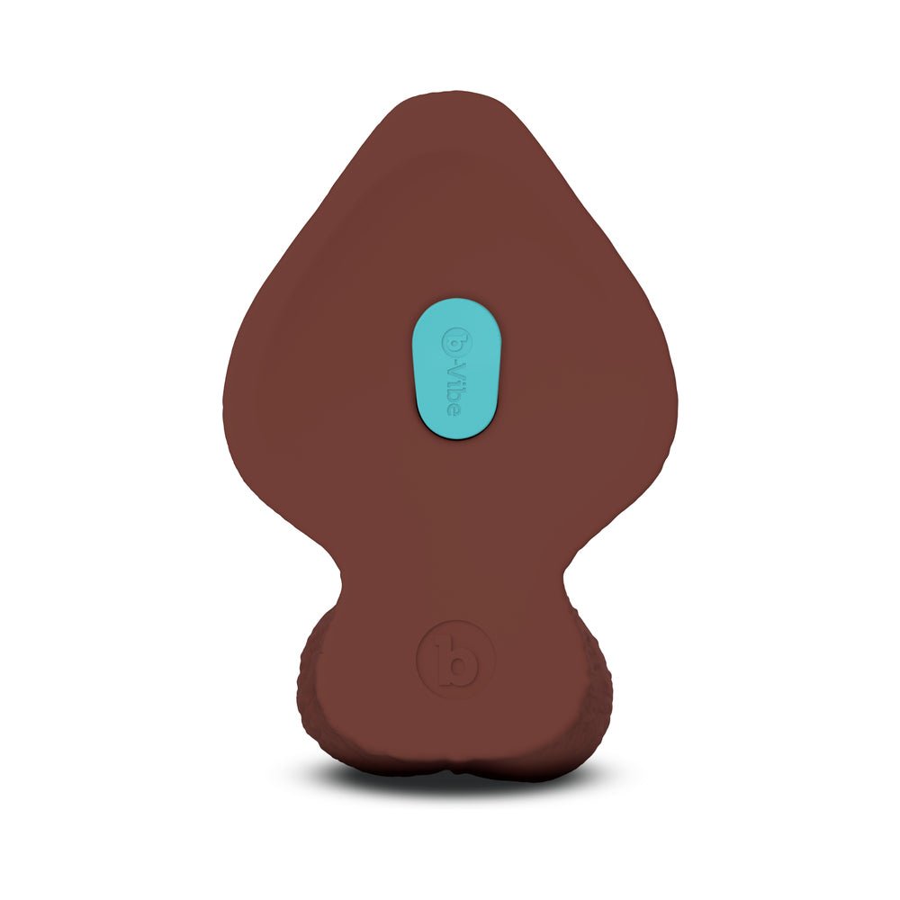 b-Vibe Slipskin Realistic Silicone Dildo 9 in. Girthy Brown - Image 6