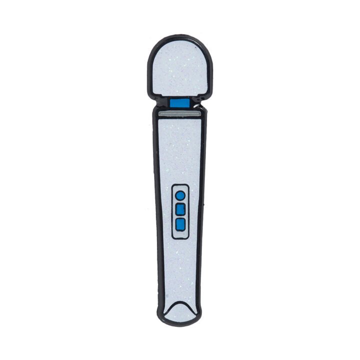 Magic Wand Rechargeable Enamel Pin
