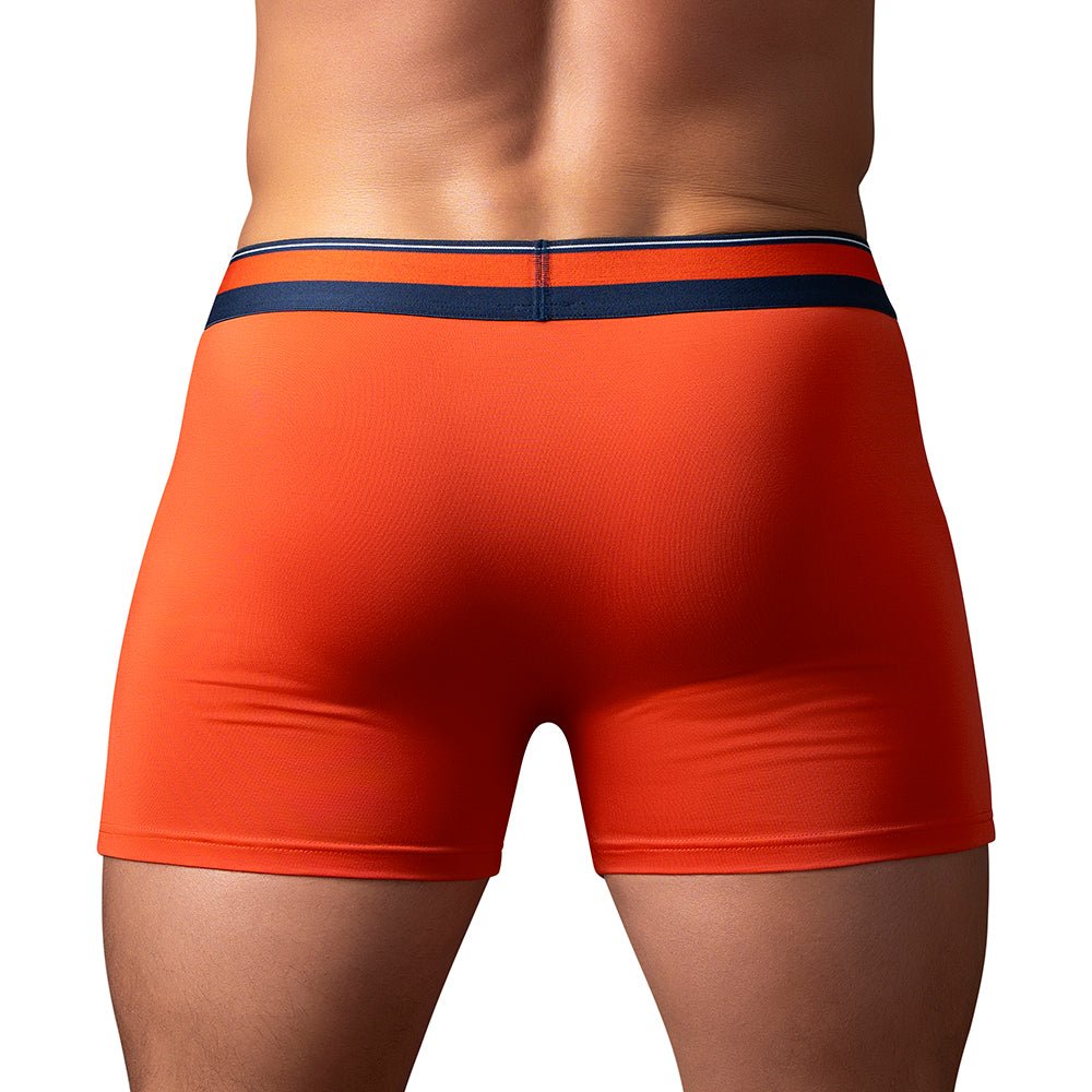 Male Power Soo Cumfy Boxer Brief Orange M - Image 2