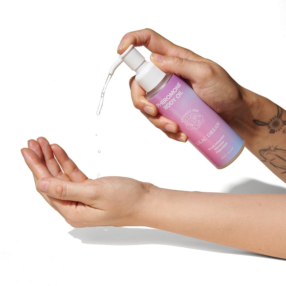 Eye of Love Pheromone Body Oil 4 oz. Pump Lilac Dream - Image 2