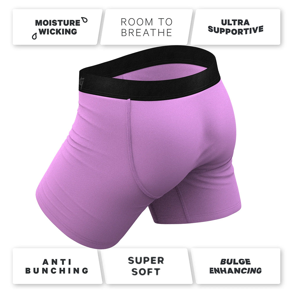 Shinesty The Double Entendre Eggplant Ball Hammock Pouch Underwear with Fly L - Image 5