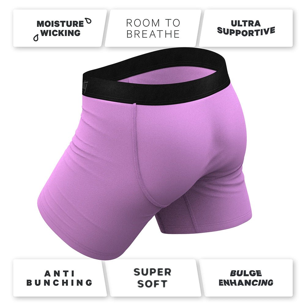 Shinesty The Double Entendre Eggplant Ball Hammock Pouch Underwear with Fly XL - Image 5