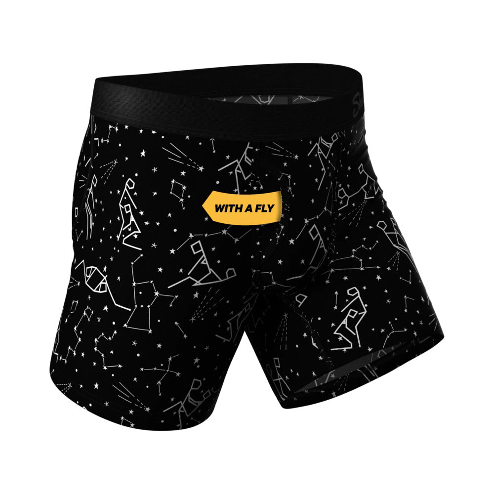 Shinesty The Big Bang Glow-in-the-Dark Constellation Ball Hammock Pouch Underwear with Fly L - Image 2