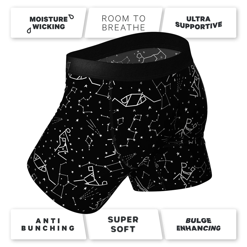 Shinesty The Big Bang Glow-in-the-Dark Constellation Ball Hammock Pouch Underwear with Fly 2XL - Image 6