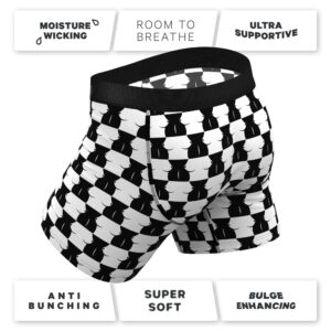 Shinesty The Chest Mate Checkered Ball Hammock Pouch Underwear with Fly XL - Image 5