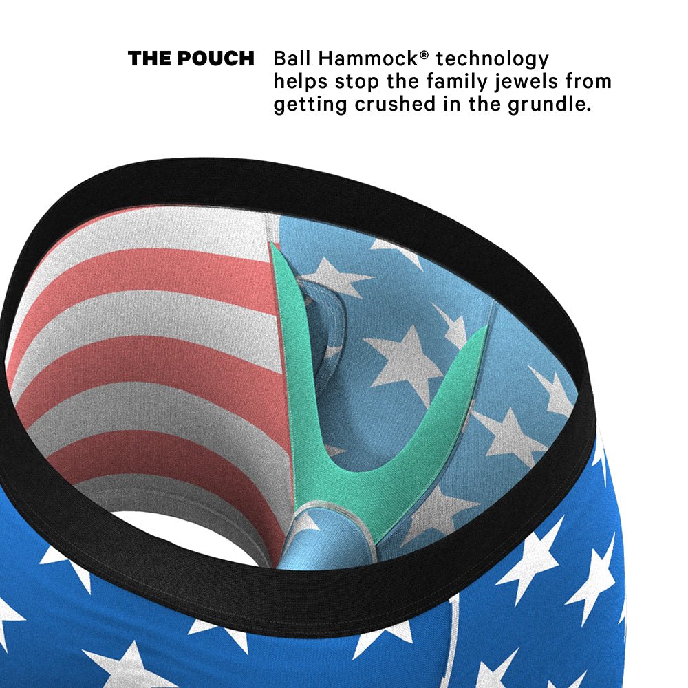 Shinesty The Mascot American Flag Ball Hammock Pouch Underwear with Fly S - Image 4