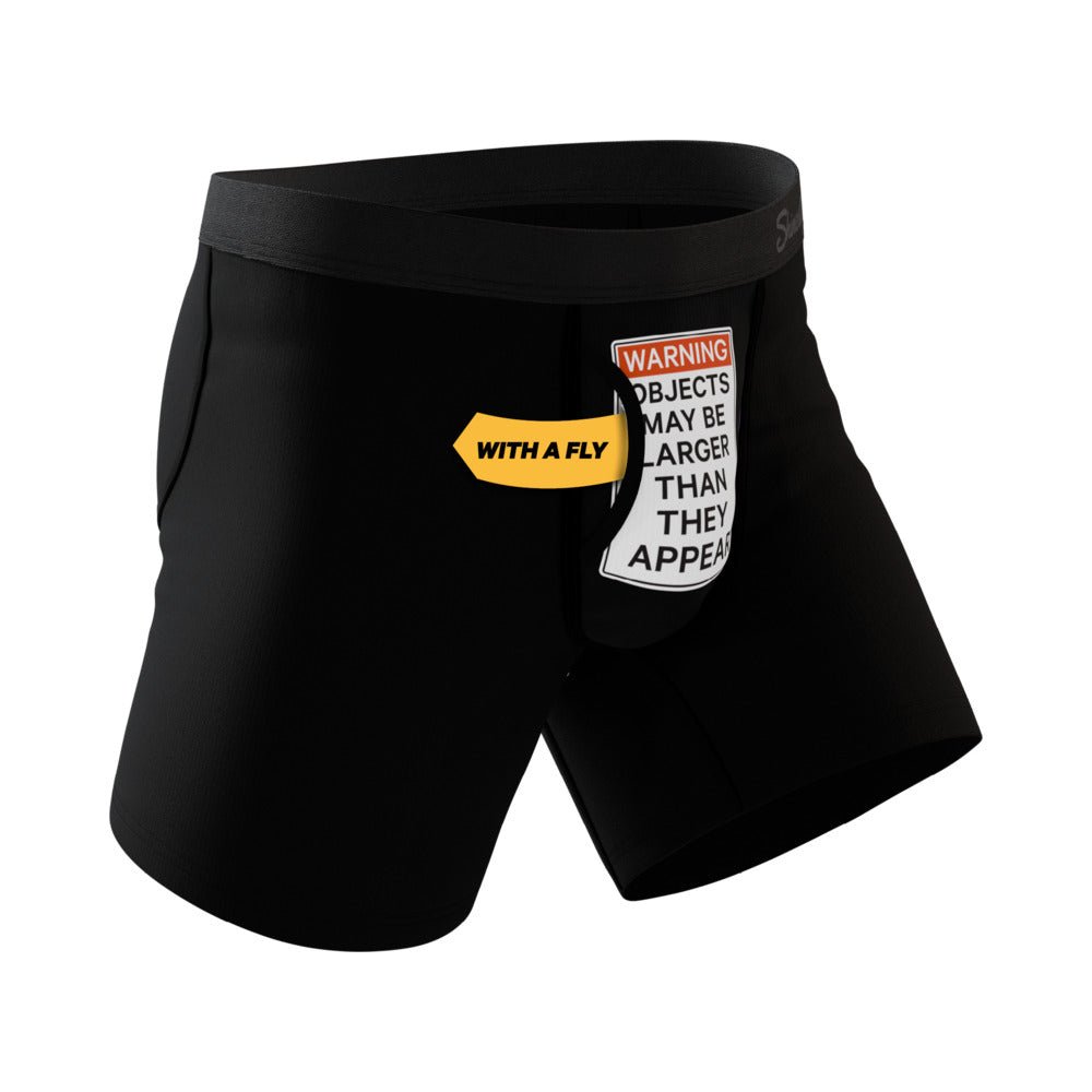 Shinesty The Rear View Size Warning Ball Hammock Pouch Underwear L - Image 3