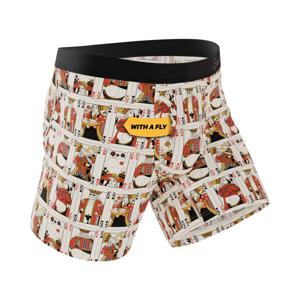 Shinesty The Bottomless Blackjack Vintage Playing Cards Ball Hammock Pouch Underwear with Fly M - Image 3