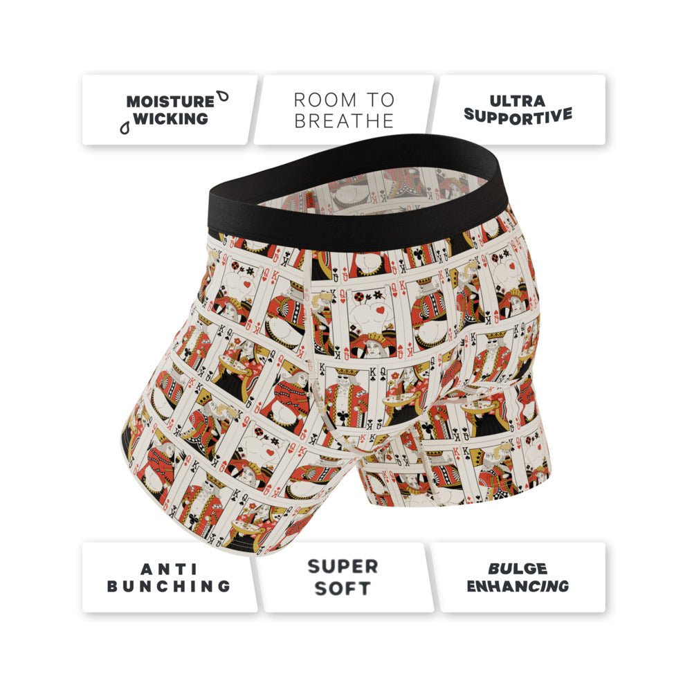Shinesty The Bottomless Blackjack Vintage Playing Cards Ball Hammock Pouch Underwear with Fly M - Image 4