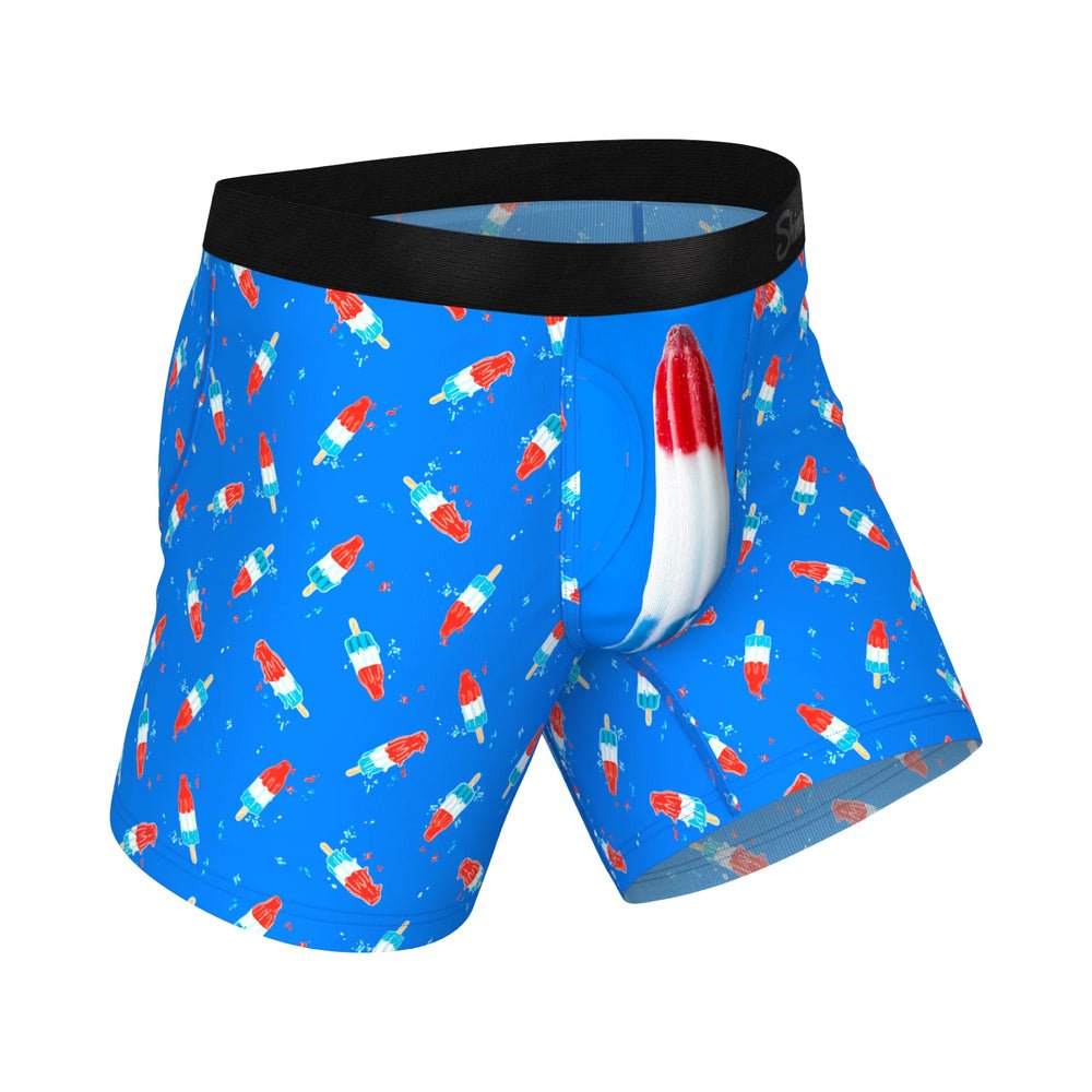 Shinesty The Popsicle Stick Apex USA Ball Hammock Pouch Underwear with Fly M - Image 2