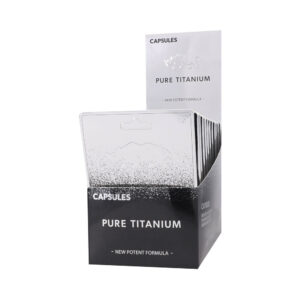 Rhino Pure Titanium Capsules 24-Pack Display