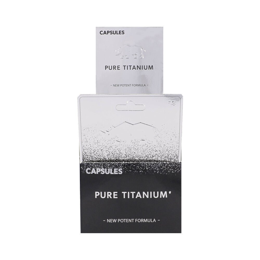 Rhino Pure Titanium Capsules 24-Pack Display - Image 2