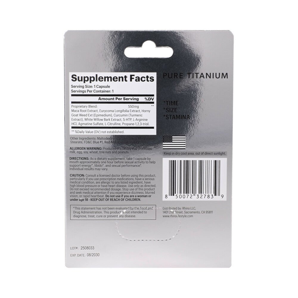 Rhino Pure Titanium Capsules 24-Pack Display - Image 8