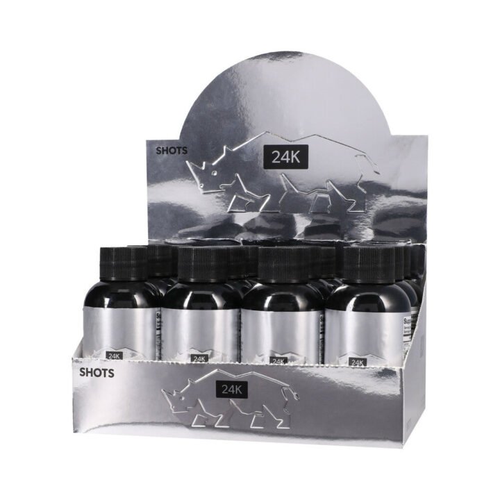 Rhino 24K Liquid Shots 2 oz. Bottles 12-Pack Display