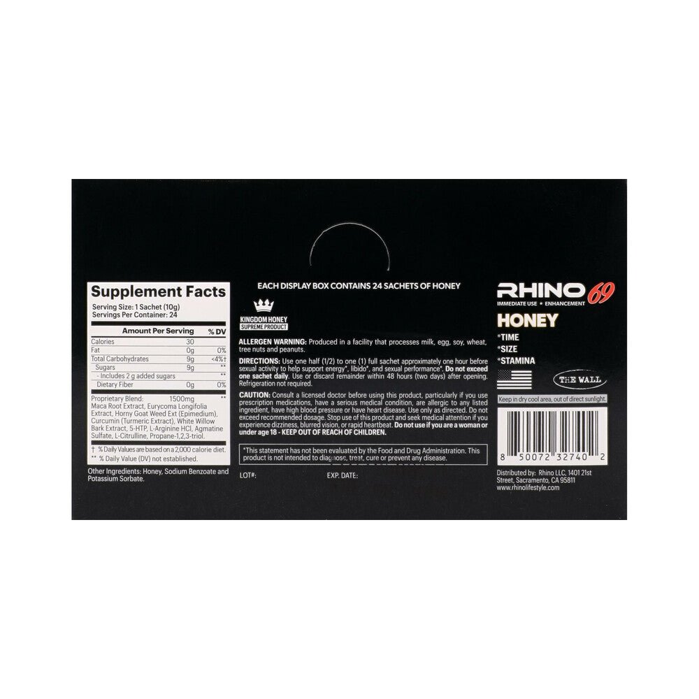 Rhino 69 Honey 24-Pack Display - Image 5