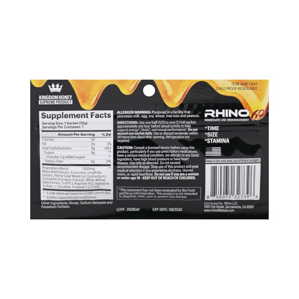 Rhino 69 Honey 24-Pack Display - Image 8