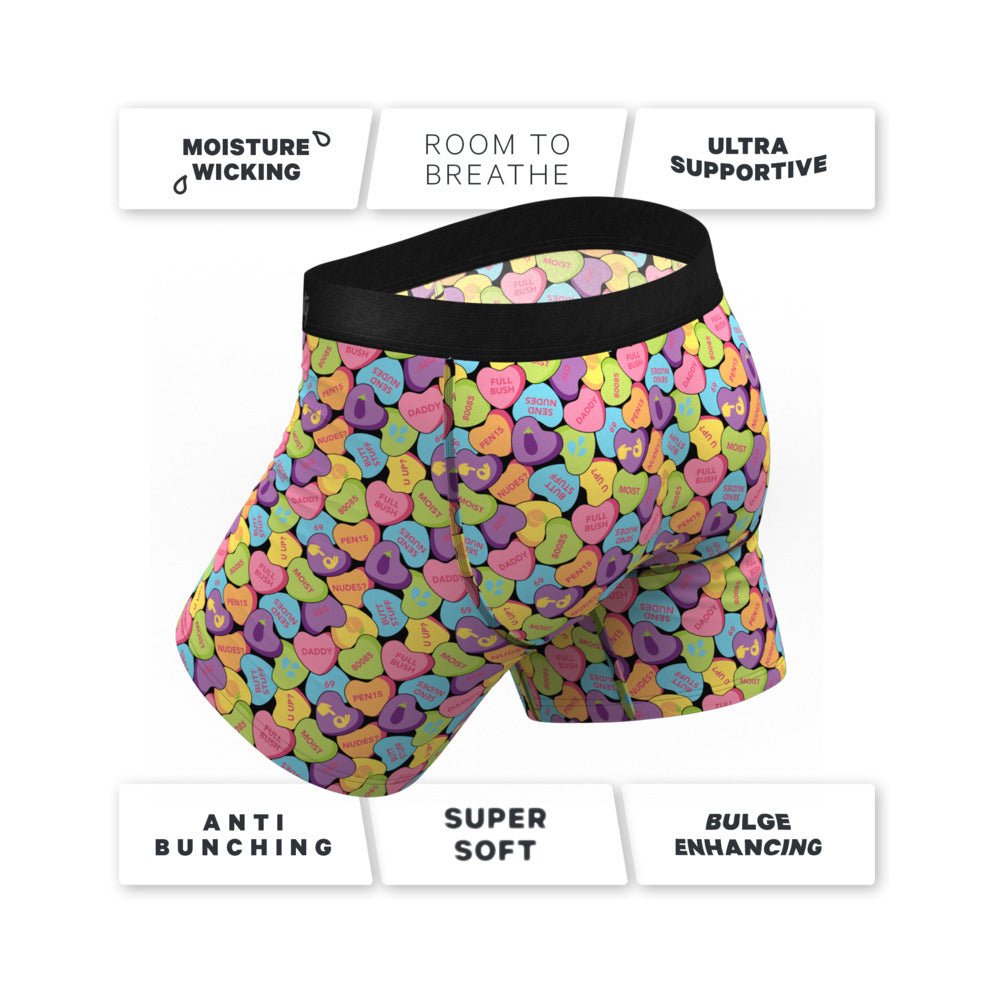 Shinesty The Candy Crush Candy Hearts Ball Hammock Pouch Underwear with Fly M - Image 5