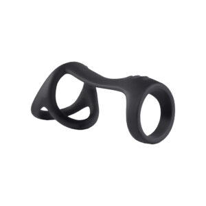 Alternative view of Magic Ridged Cock Strap&Ball Stretcher Black