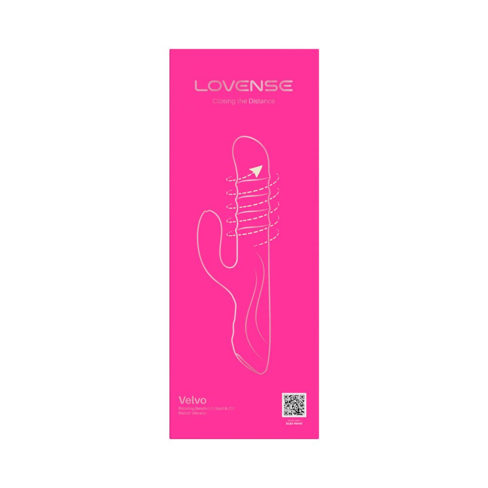 Lovense Velvo Rotating Beaded G-Spot & Clit Rabbit Vibrator - Image 6