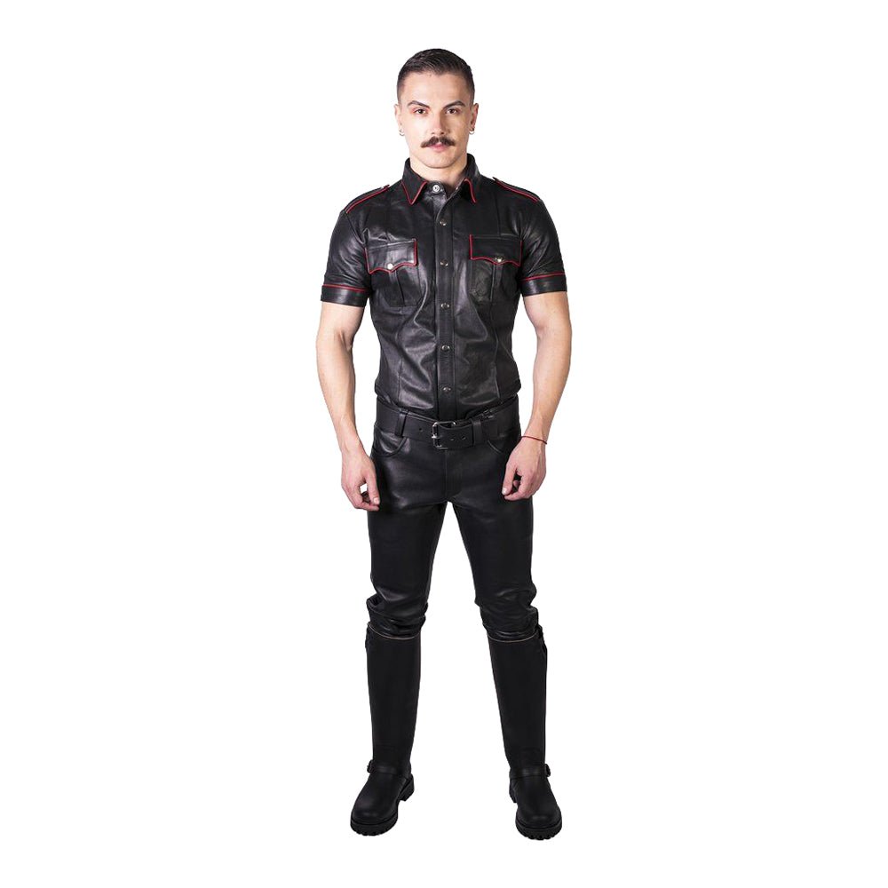 Prowler RED Leather Jeans Black 36 in.