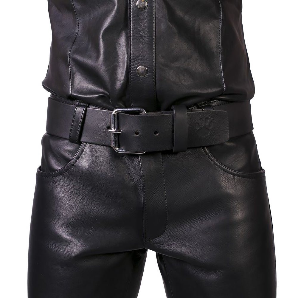 Prowler RED Leather Jeans Black 36 in. - Image 4