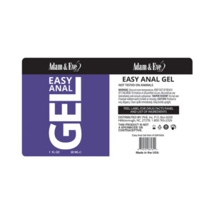 Alternative view of Adam & Eve Easy Anal Gel