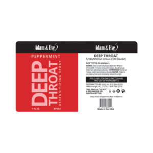 Alternative view of Adam & Eve Deep Throat Desensitizing Spray Peppermint