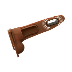 Alternative view of Fantasy X-Tensions Elite Vibrating Hollow Silicone Strap-On 7 in. Brown