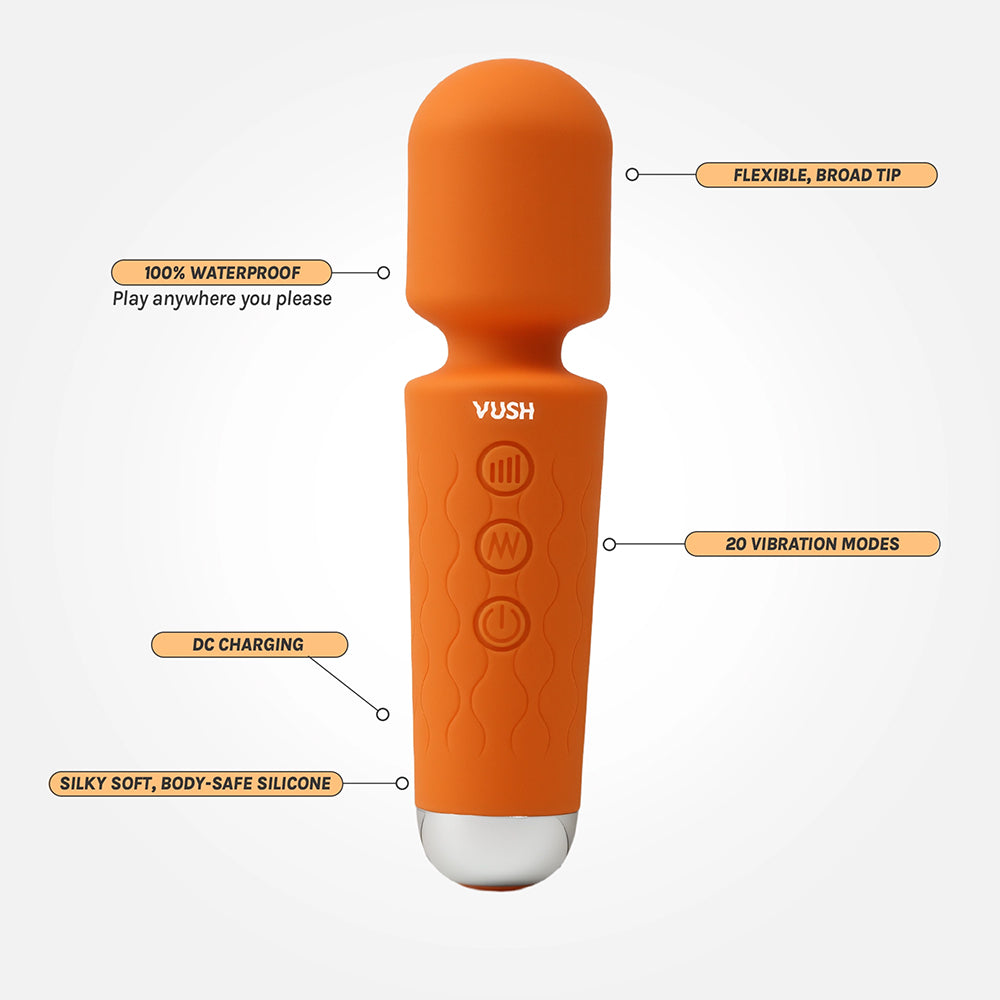 VUSH Essentials Mini Wand Vibrator - Image 4