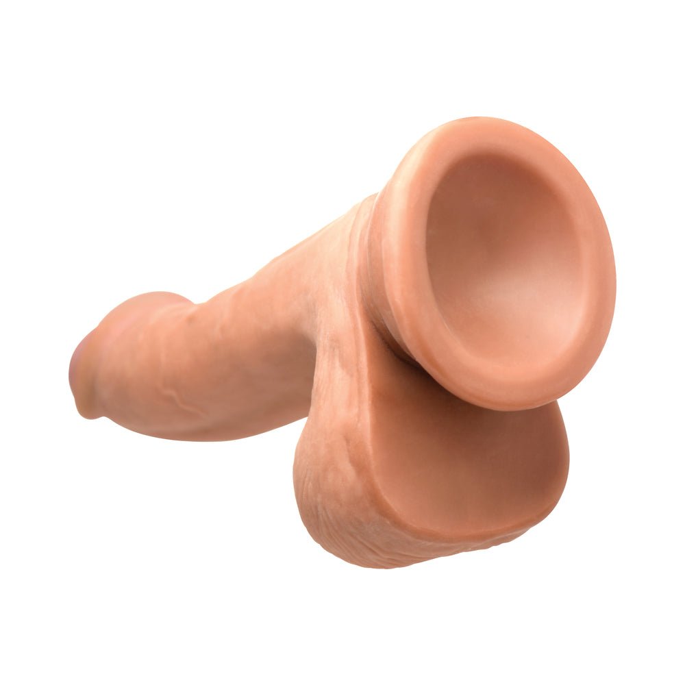 JOCK Hard-Core +Triple Density Dildo with Balls 7.5 in. Medium - Image 6