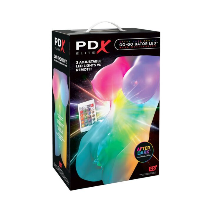 PDX Elite Go-Go Bator LED Mega Masturbator Frosted