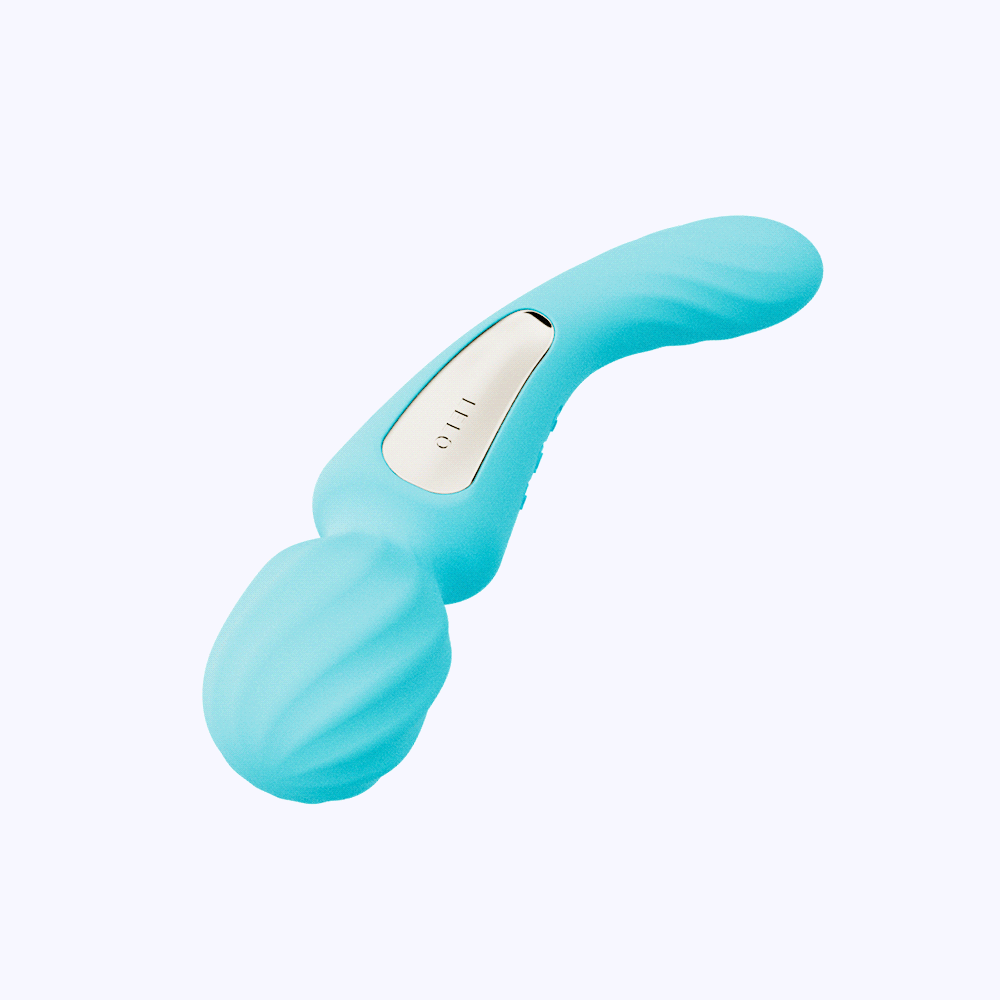 LELO SWITCH Double-Sided Wand Vibrator Aqua - Image 6
