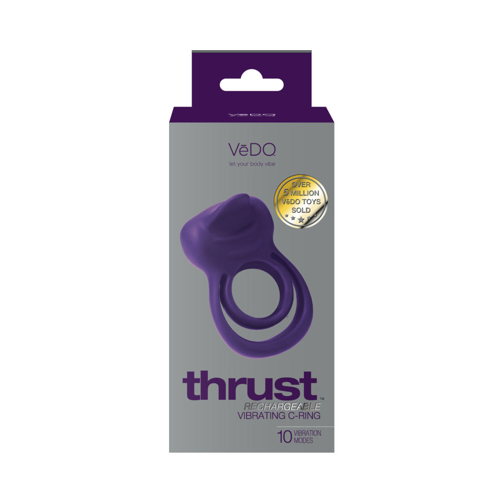 VeDO Thrust Rechargeable Dual C-Ring Purple - Image 5