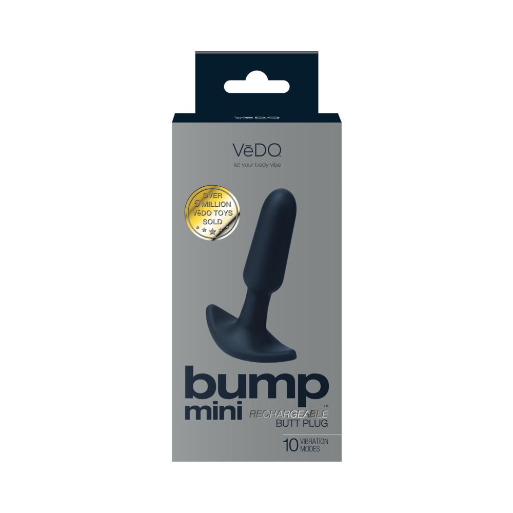 VeDO Bump Mini Rechargeable Anal Plug Black - Image 5