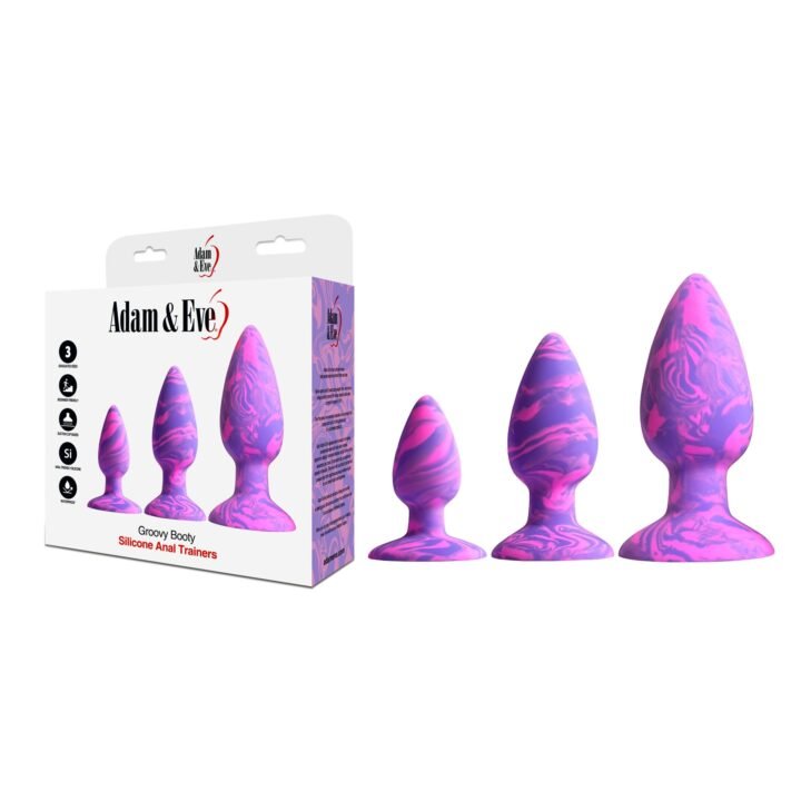 Adam & Eve Groovy Booty Silicone Anal Trainer Set