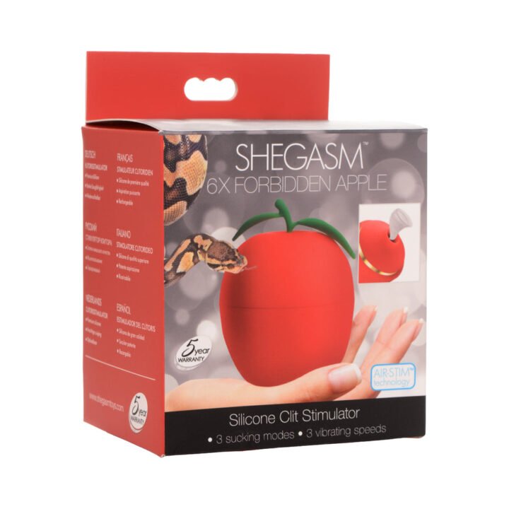 Shegasm 6X Forbidden Apple Silicone Clit Stimulator