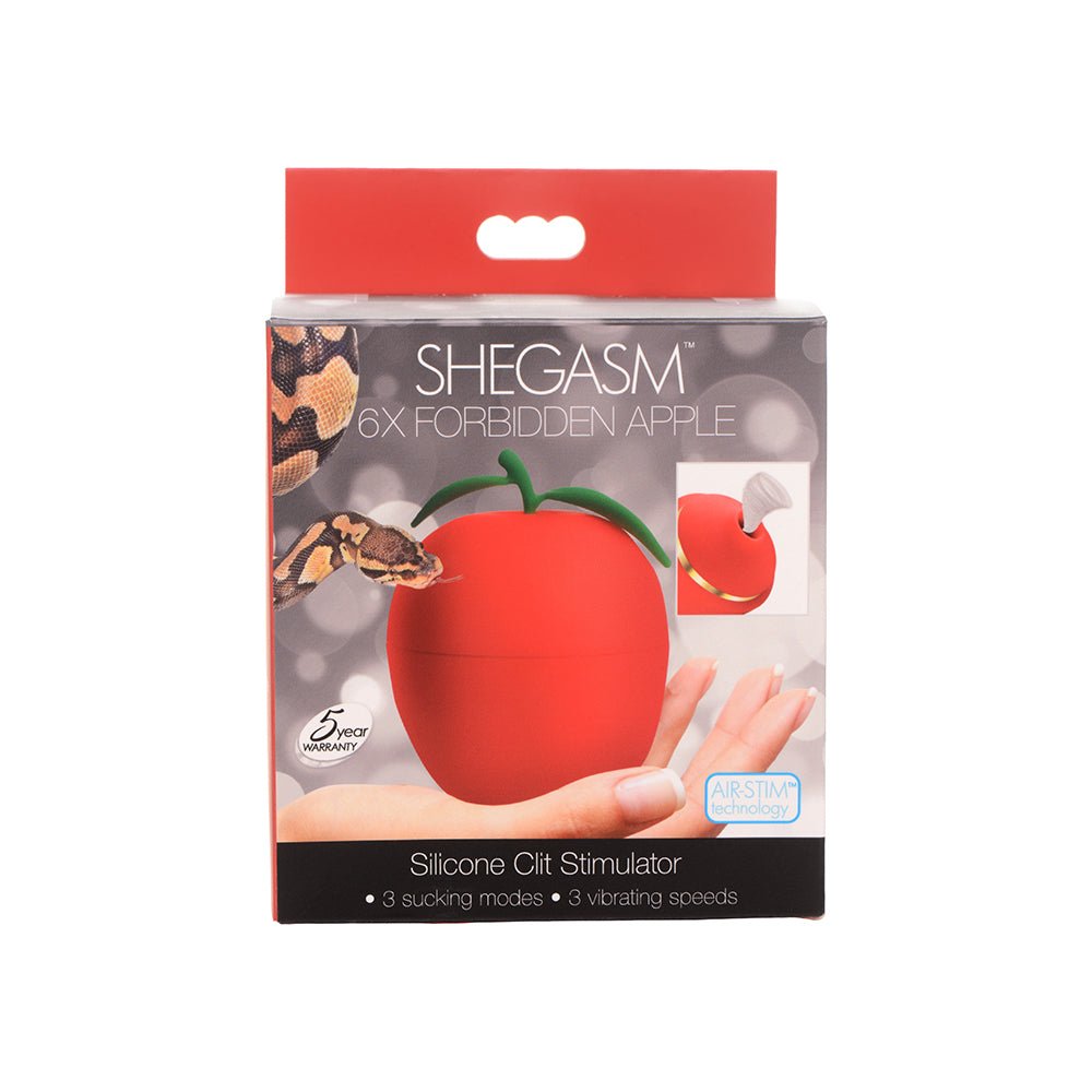 Shegasm 6X Forbidden Apple Silicone Clit Stimulator - Image 10