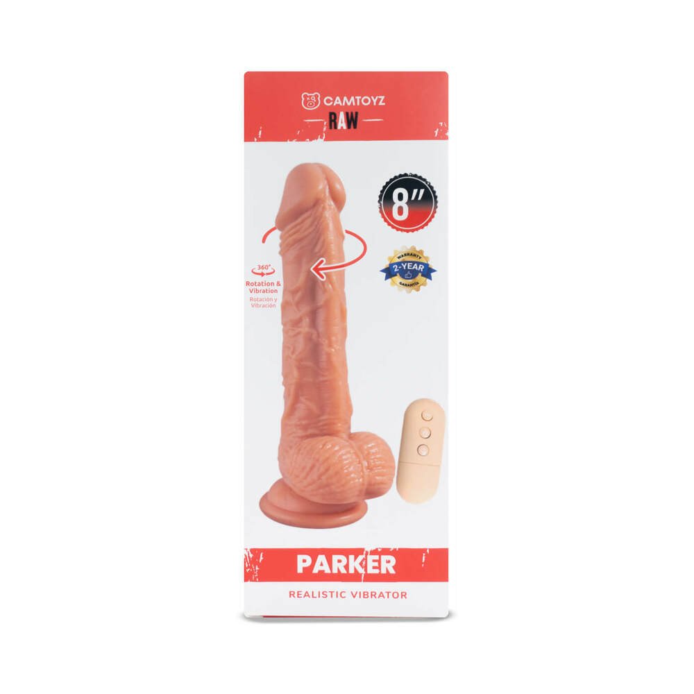 Camtoyz Raw Parker Realistic Vibrating Dildo - Image 6