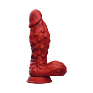 Alternative view of Tentra Vulkris Volcanic Dragon Vibrating Dildo Red