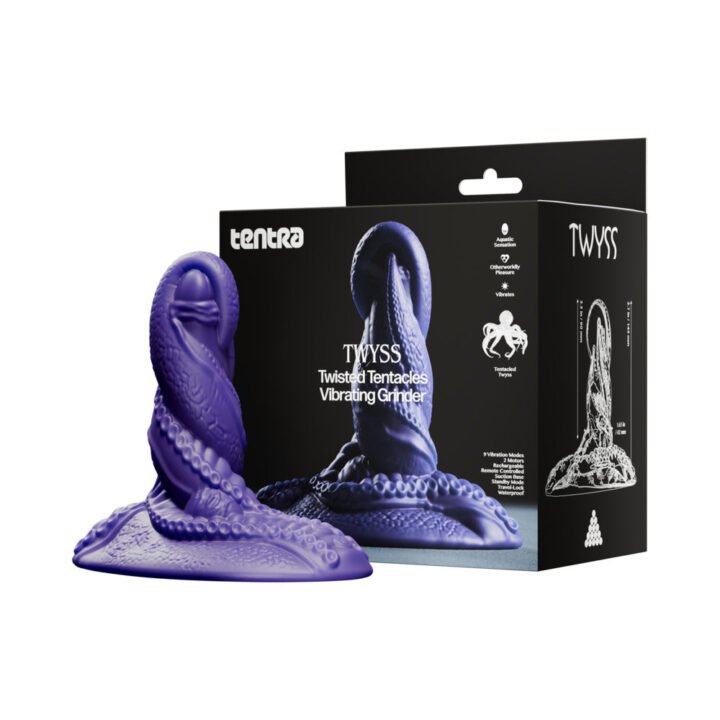 Tentra Twyss Twisted Tentacles Vibrating Grinder Purple