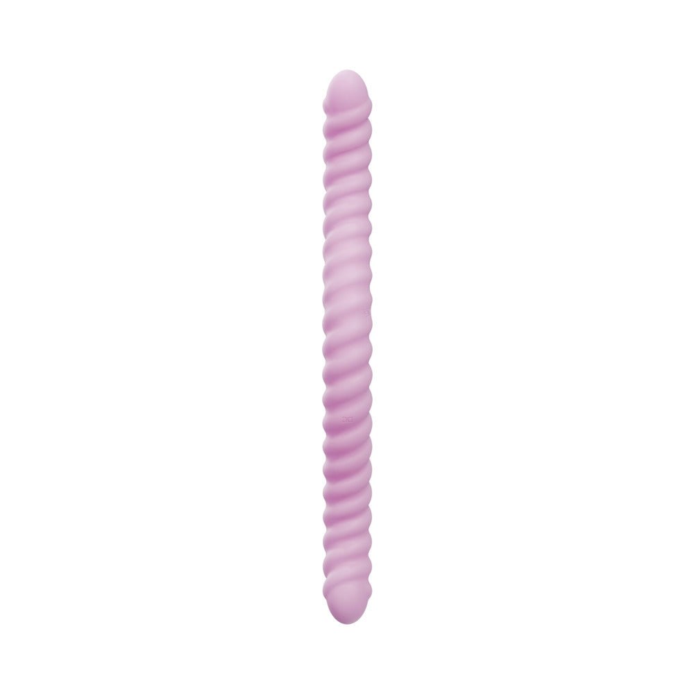 Tentra Cor Unicorn Horn Double-Ended Vibrating Dildo Pink - Image 3