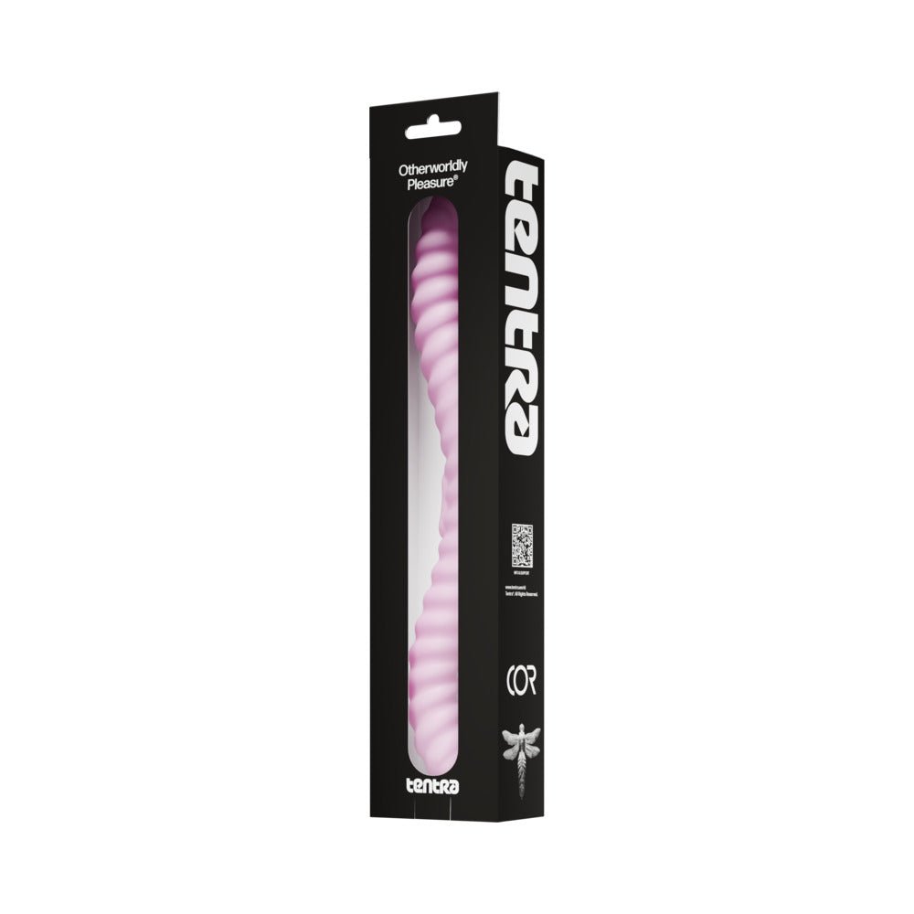 Tentra Cor Unicorn Horn Double-Ended Vibrating Dildo Pink - Image 10