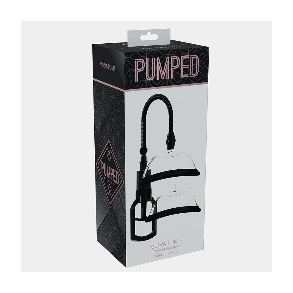 PUMPED Manual Vulva Pump Black