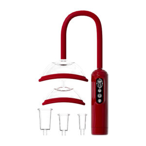 Alternative view of PUMPED Automatic Rechargeable Vulva, Breast & Nipple Pump Red
