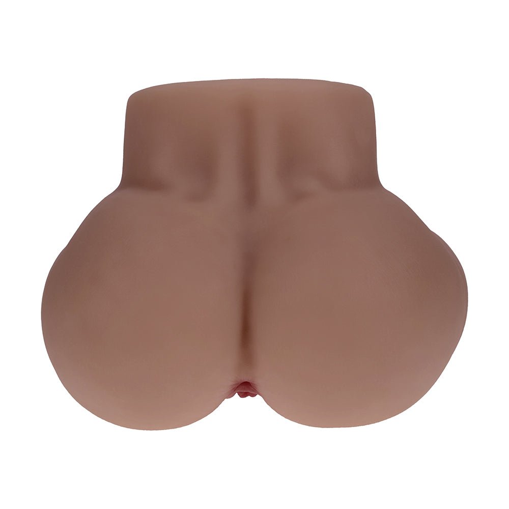 Xkin Bodyforms Kaya Bloom Dual Entry Vibrating Masturbator Brown - Image 5