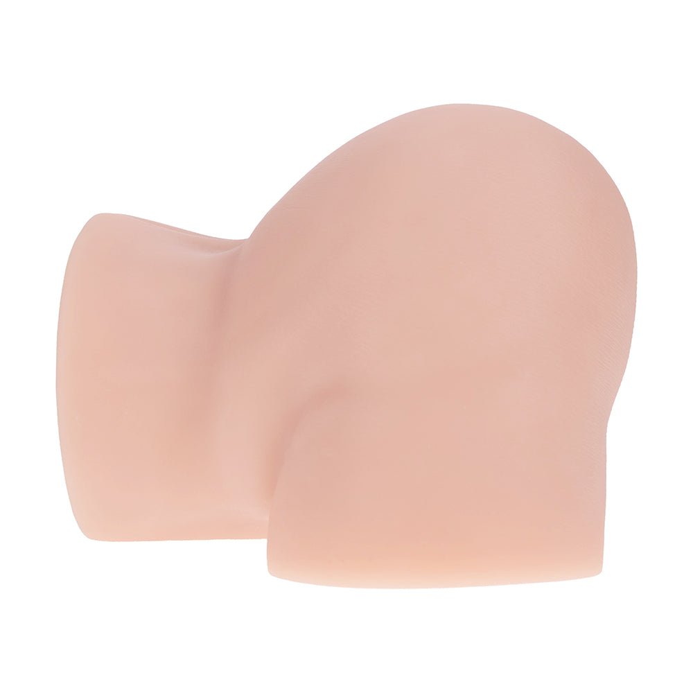 Xkin Bodyforms Rina Brooks Dual Entry Vibrating Masturbator Beige - Image 6