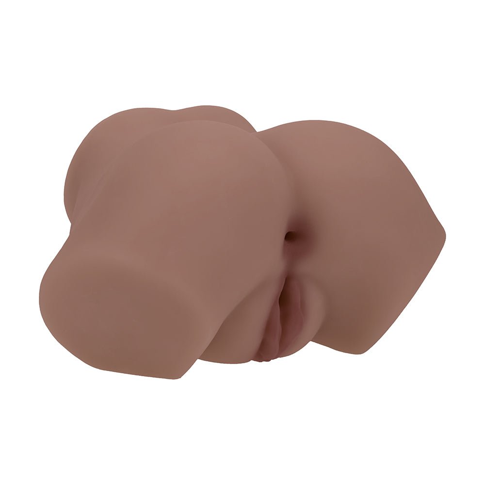 Xkin Bodyforms Eve Rhodes Dual Entry Vibrating Masturbator Brown - Image 3