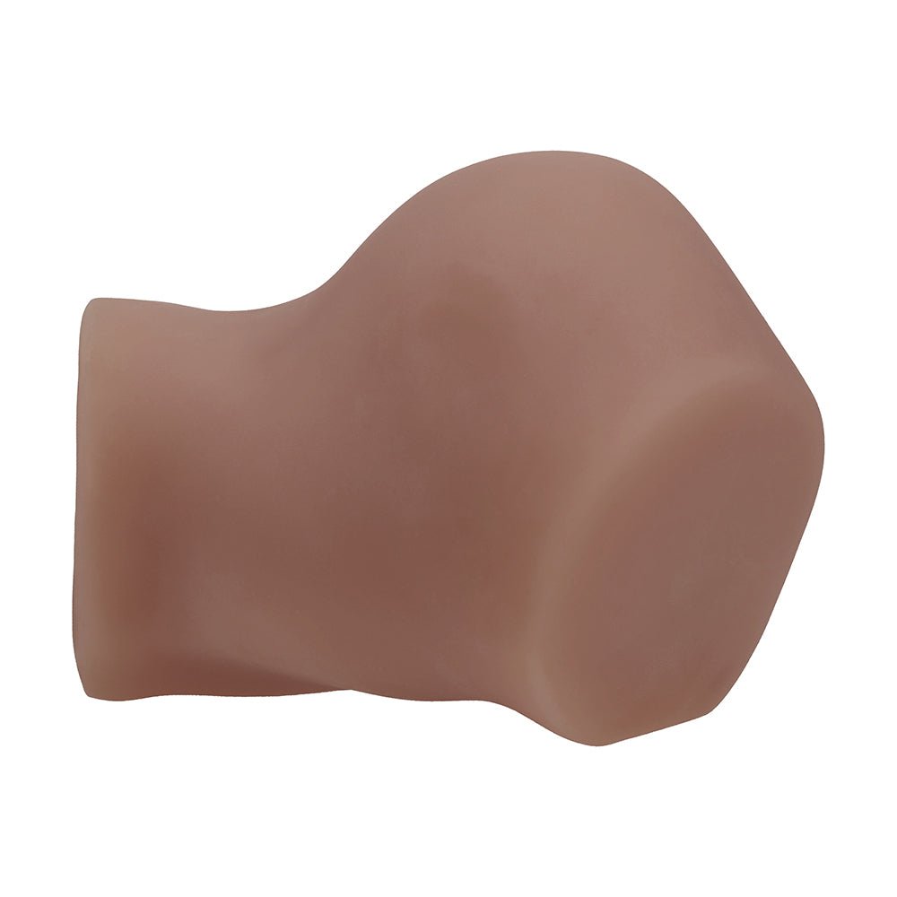 Xkin Bodyforms Eve Rhodes Dual Entry Vibrating Masturbator Brown - Image 8